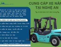 Phân phối xe nâng ở Nghệ An