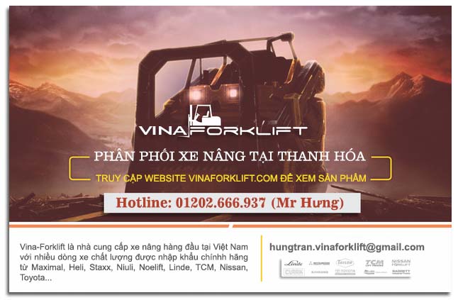 Banner phân phối xe nâng ở Thanh Hóa
